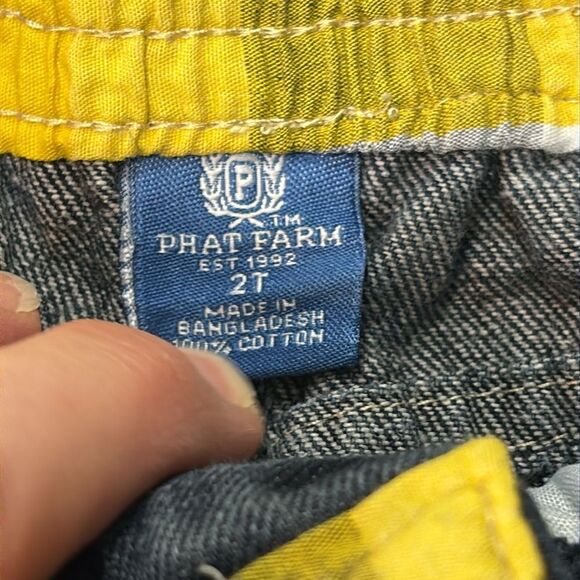 Phat Farm | Boys Dark Wash Denim Blue Jeans Plus Shirt - Picture 5 of 14